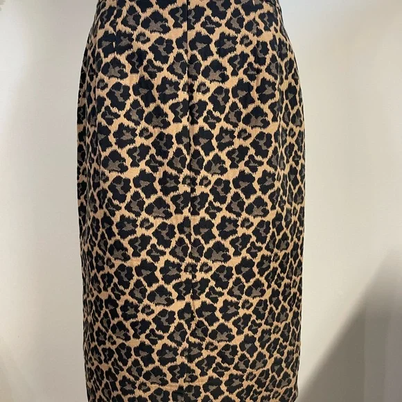 Talbots Black and Tan Pencil Skirt - Picture 5 of 9